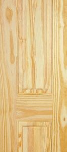 Clear Pine 3 Panel Half Door  - Solid Core - LPD